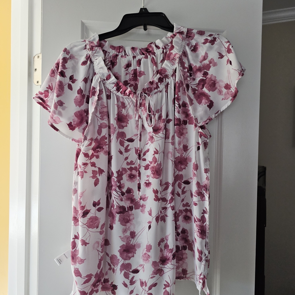 Counterparts Pink Floral Blouse